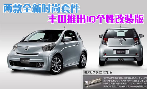 两款全新时尚套件 丰田推出IQ个性改装版 
