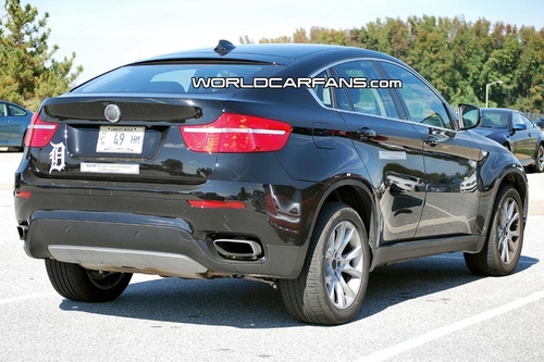 e72底盘宝马x6混合动力车型谍照现身