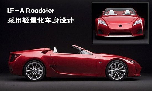 雷克萨斯LF-A Roadster广州车展上亮相 