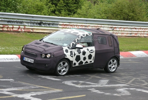 Chevrolet Aveo Spied on the Nurburgring