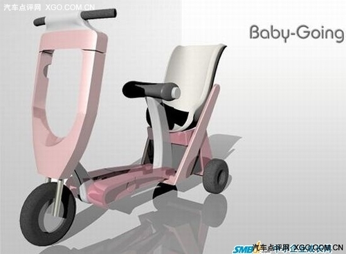 Baby-Going: 可以当婴儿推车的电动车