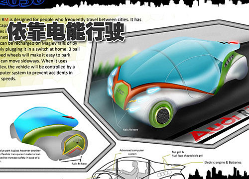 城际新交通工具 奥迪推磁悬浮技术概念车_58汽车手机版