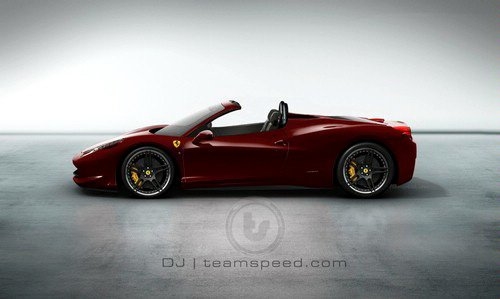 起售19.7万欧元 法拉利458敞篷图片曝光