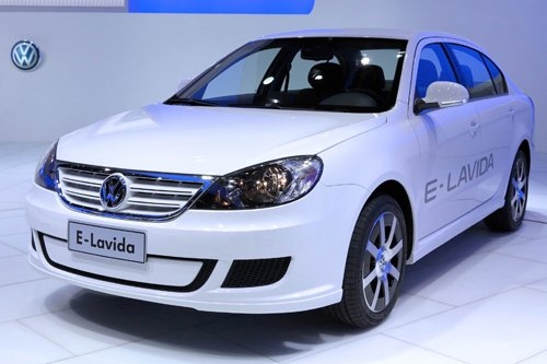 三年内投产 上海大众朗逸纯电动车亮相
