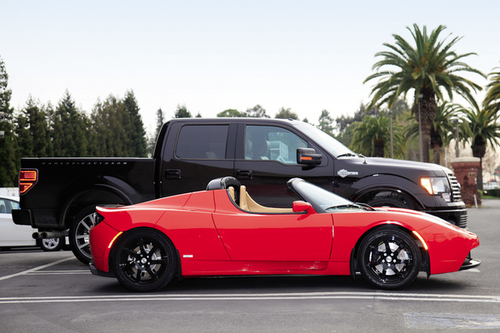 δ֮· Tesla Roadster˸F-150