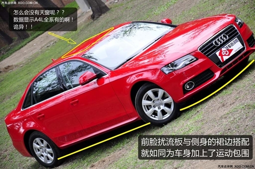 选装配置眼花缭乱 测试奥迪A4L 1.8TFSI