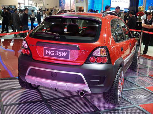 最炫英伦改装车 MG 3SW改装版亮相车展 