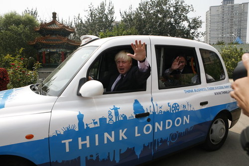 探寻伦敦 伦敦市长亲驾TX4推广奥运伦敦 