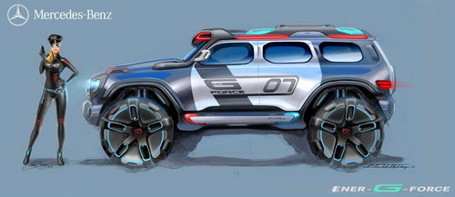 未来G级雏形 奔驰推Ener-G-Force概念车