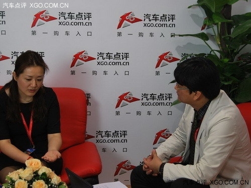 2012广州车展专访 荣威高级经理崔雅丽
