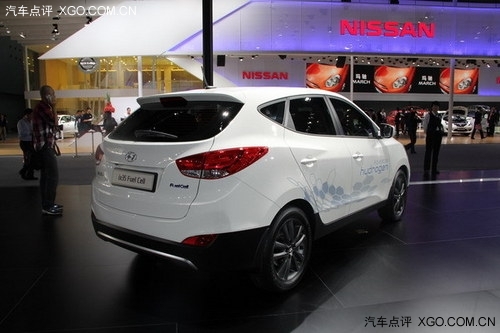 2012广州车展 现代ix35燃料电池版亮相