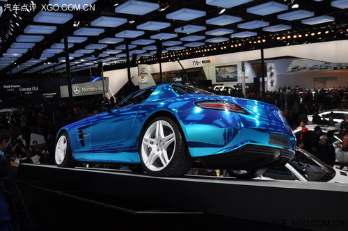 2013上海车展 奔驰SLS AMG纯电动版发布