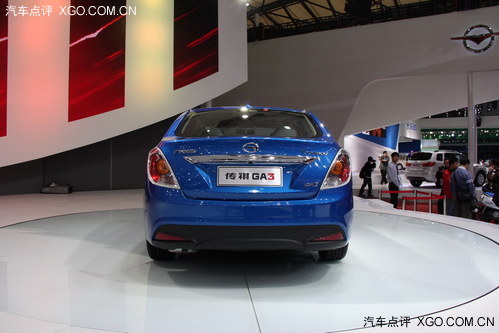 2013上海车展 广汽传祺GA3正式对外发布