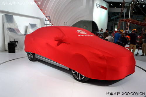 广州车展探馆 国产起亚K5 2.0T版登台