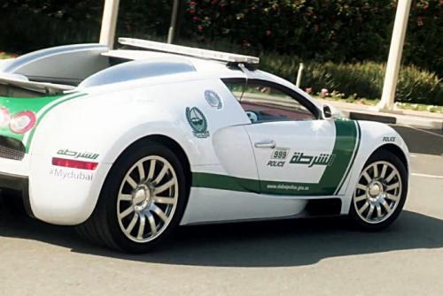 史上最牛警车！布加迪加盟迪拜警察局