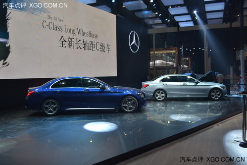 北京车展探馆 新款长轴奔驰C级7月上市