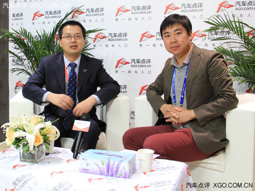 2014北京车展 访比亚迪总经理助理杨昭