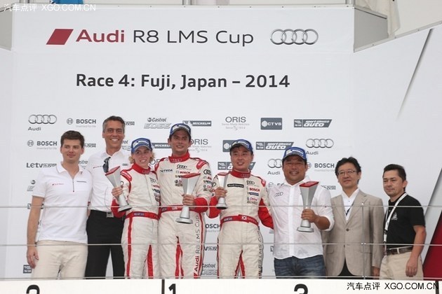 奥迪R8LMS杯亮相日本 首次造访富士赛道