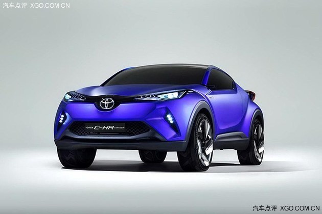 丰田C-HR概念车官图 将于巴黎车展首发