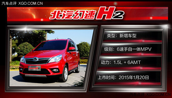 幻速H2于1月20日上市  预计售价5-7万元
