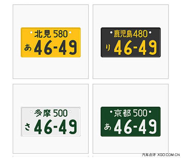 「日本租車 車牌顏色」的圖片搜尋結果