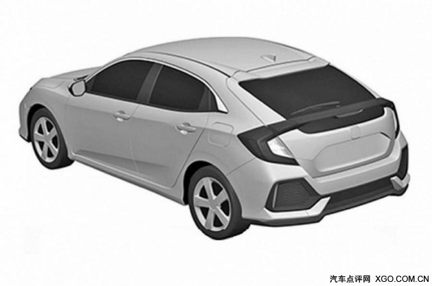 下一代本田思域专利图 采用概念车设计