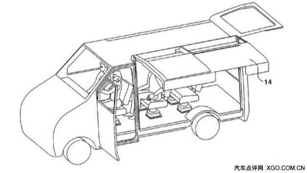 现代申请鸥翼车门专利 用于房车露营