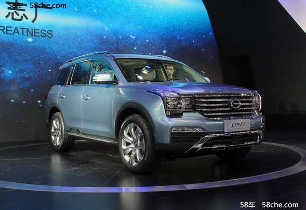 2016北京车展 广汽传祺7座SUV GS8实拍