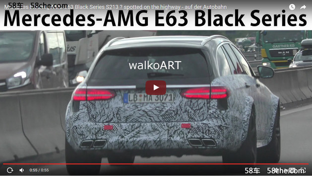梅赛德斯-AMG E63 旅行车谍照 巴黎将发
