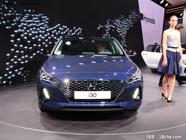 2016巴黎车展实拍 现代全新i30正式发布