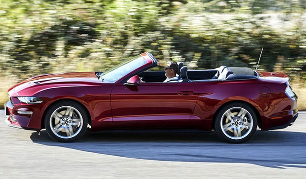 福特新款Mustang敞篷版官图 造型更优雅