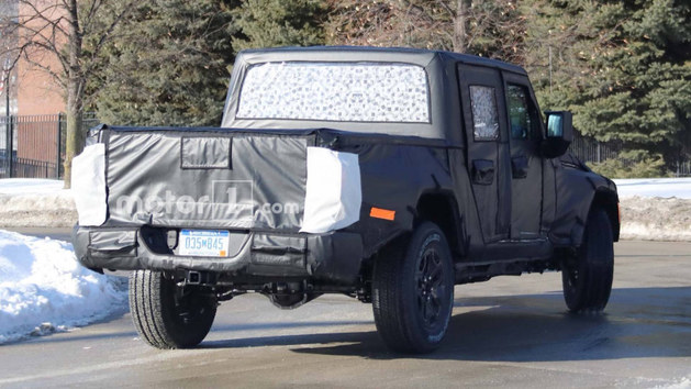 Jeep全新牧马人皮卡车型 或2019年发布