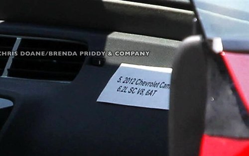 搭载556马力V8 2012款卡玛洛谍照曝光