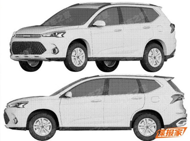 哈弗全新SUV专利图曝光 更换新设计风格
