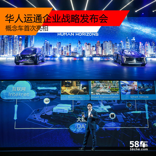 华人运通企业战略发布会 概念车首次亮相