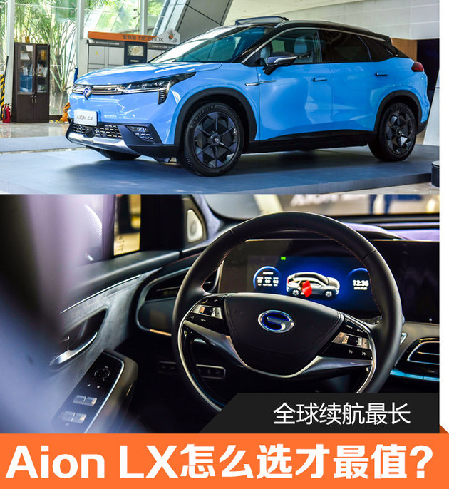 全球续航最长 Aion LX怎么选才最值？