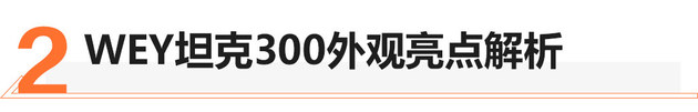 2020成都车展 WEY坦克300静态实拍解析