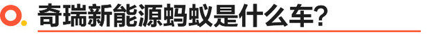 奇瑞新能源蚂蚁正式上市 3款车/00.00w起