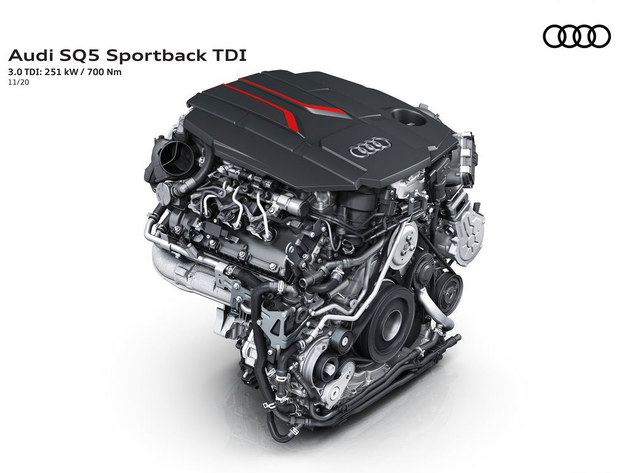 奥迪SQ5 Sportback TDI官图 百公里加速5.1秒
