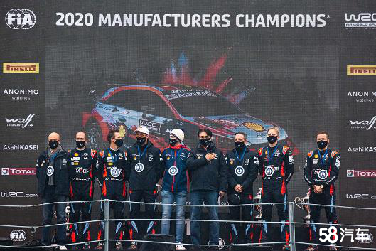 现代车队卫冕WRC2020年度厂商总冠军