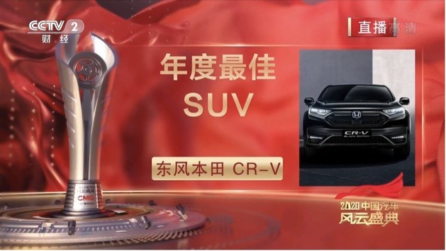 年度最佳SUV为什么花落东风本田CR-V