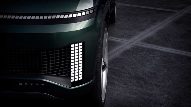 现代 Ioniq 7 SUV 预告图曝光 洛杉矶车展亮相