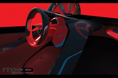 超轻量化设计 马自达MX-0新概念车亮相