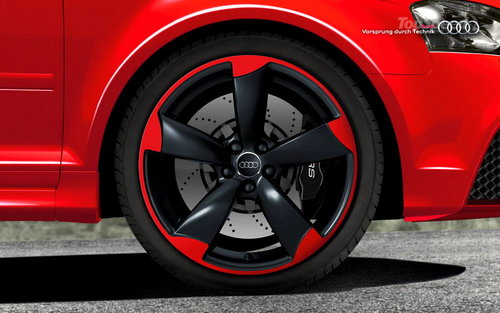 黑色轮毂 奥迪推RS3 Black Optics套件