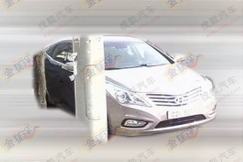 犀利雷达探头 现代新雅尊国内谍照曝光