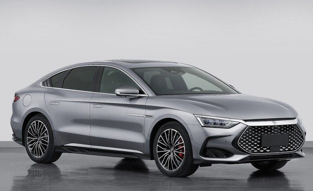 新款比亚迪汉预告图发布 即将开启预售