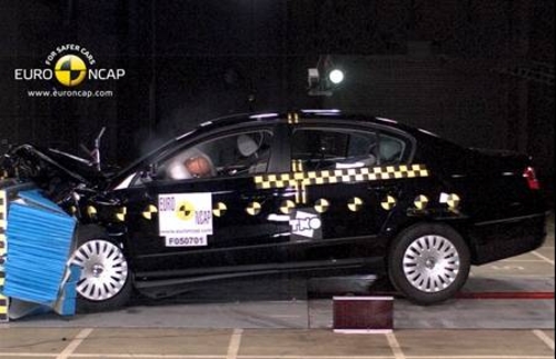 大众帕萨特B7获Euro-NCAP碰撞测试五星