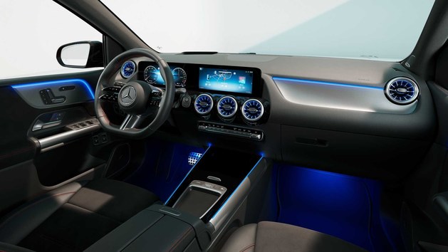 新款奔驰B级官图 提供插电混动车型可选