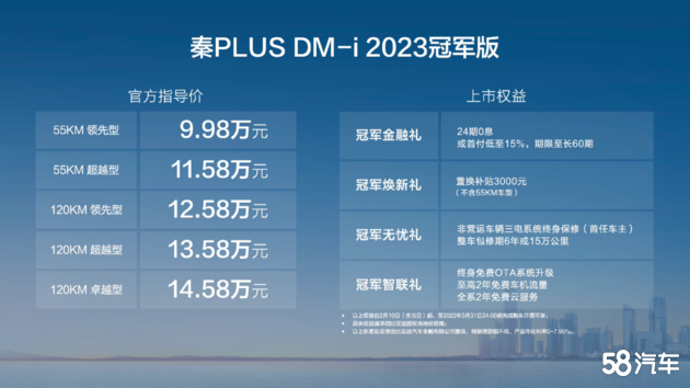 秦PLUS DM-i 2023冠军版 石家庄上市