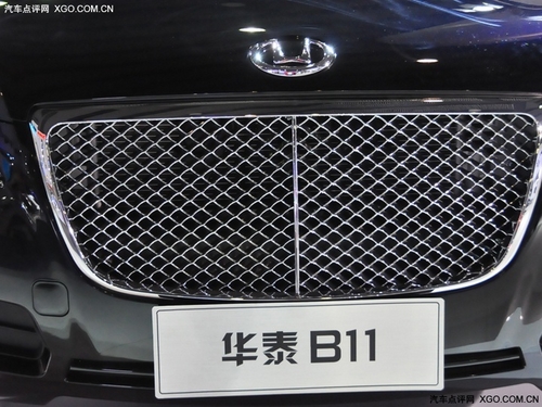 国产“宾利” 广州车展抢先实拍华泰B11